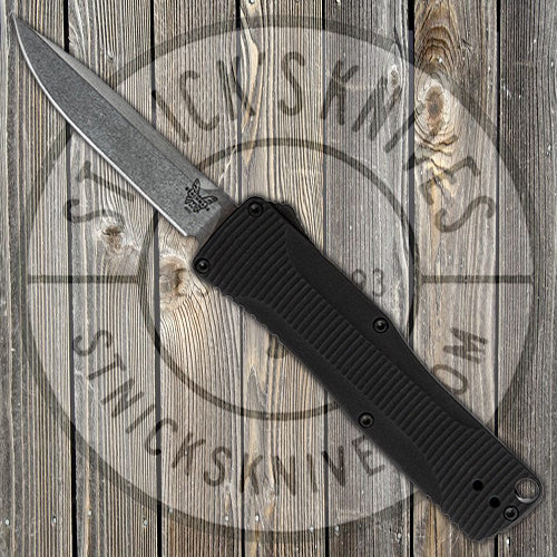 Benchmade - Om - D/A OTF - Automatic - Black Handle - CPM-S30V - 4850 Automatic Knives - Tophatter Daily Deals