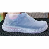 Ultra-Durable Silicovers Non-Slip Shoe Covers: Keep Your Shoes Clean & Dry Transparent Shoe Covers - Tophatter Daily Deals