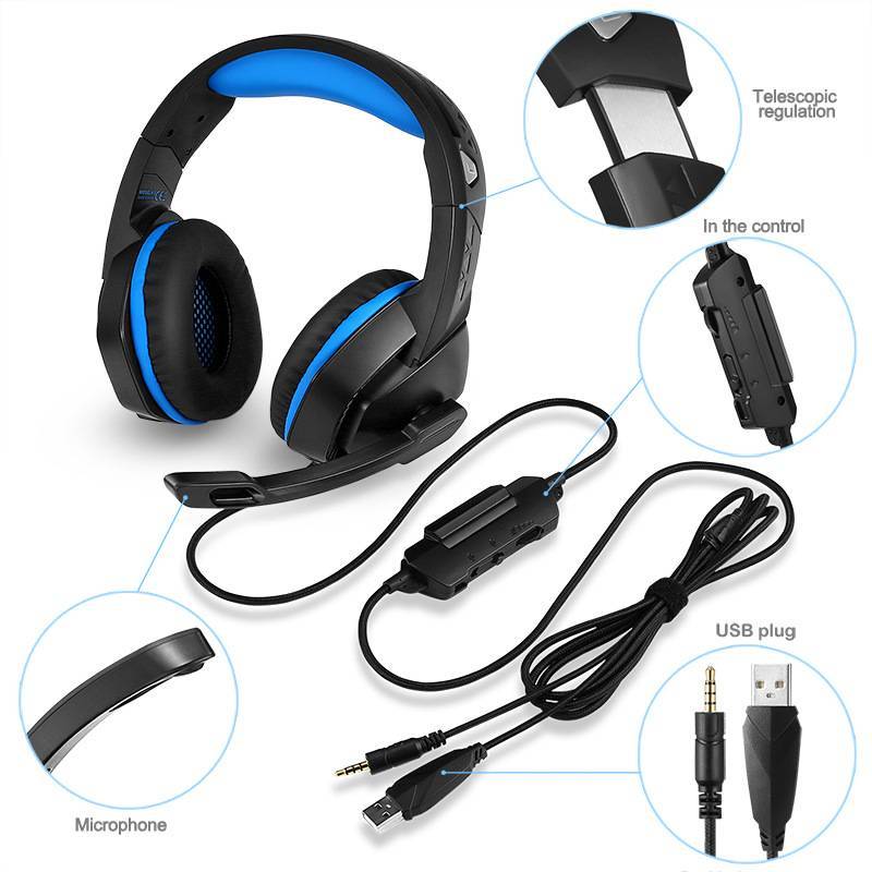 Built-in sound card dazzling optical headset 0 - Tophatter Daily Deals