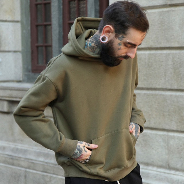 Oversized Relaxed Unisex Hoodie - Boxy Cut, Cotton Layering 3D Changing Face Moving Picture Frame - Tophatter Daily Deals