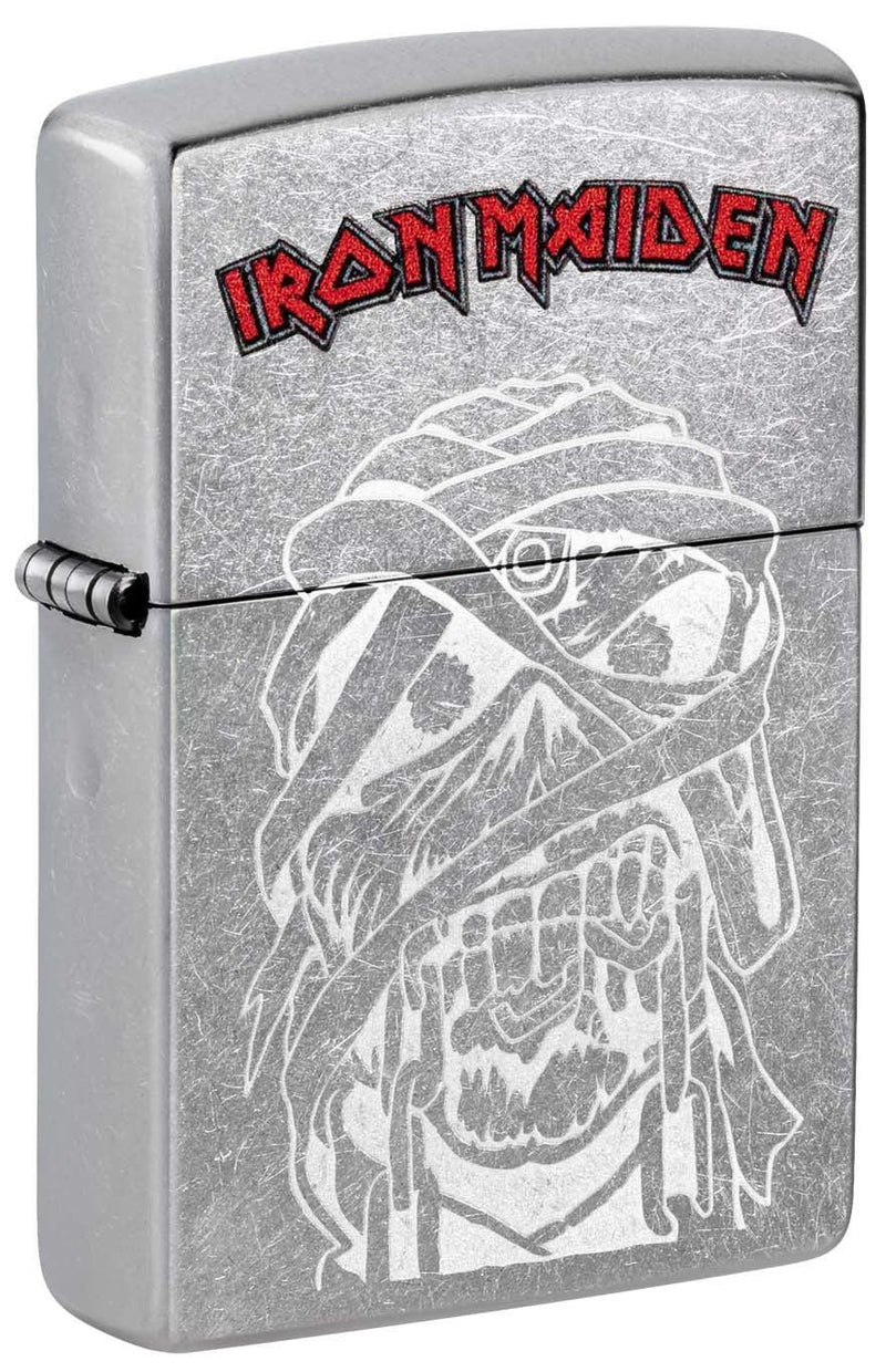 Zippo Lighter: Iron Maiden Design - Street Chrome 48667 - Tophatter Daily Deals