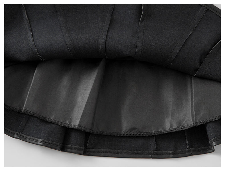 Autumn Winter New Style Children Foreign Style Korean Leather Skirt 0 - Tophatter Daily Deals