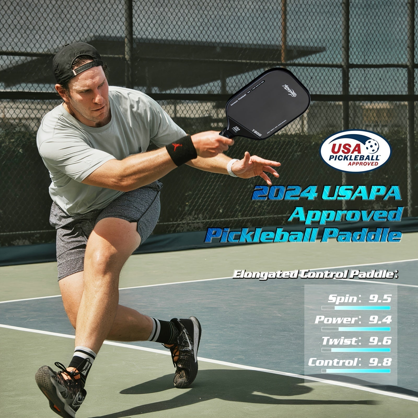 Carbon Fiber Pickleball Paddle Sport Equipments - Tophatter Daily Deals