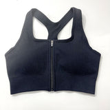 Autumn And Winter New Products Zipper Sports Underwear Women Black bra 0 - Tophatter Daily Deals