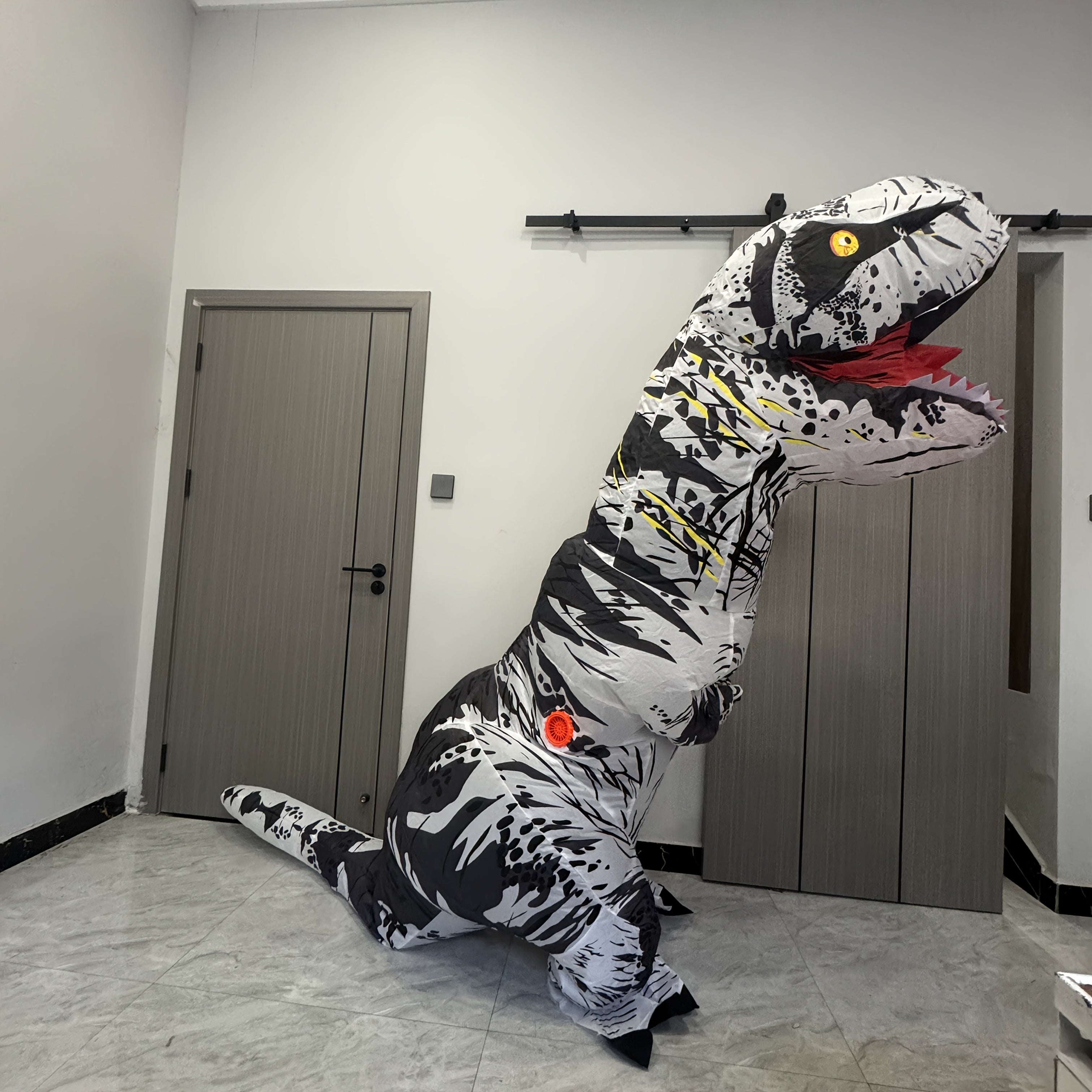 Dinosaur Inflatable Costume USB Powered for Halloween Halloween - Tophatter Daily Deals