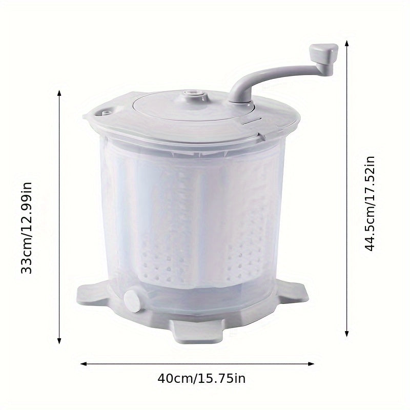 Manual Laundry Machine Hand Crank Washing Machines - Tophatter Daily Deals