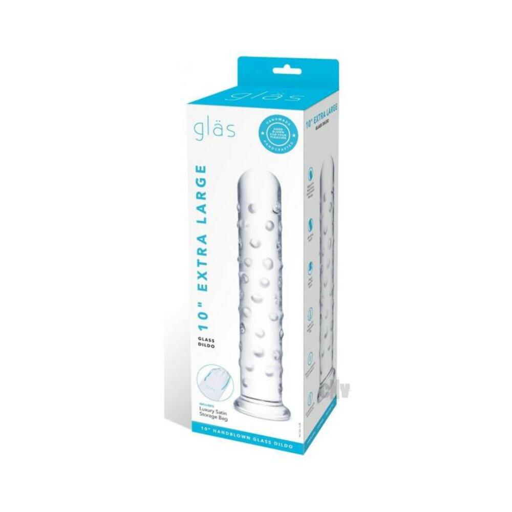 Glas Extra-large Glass Dildo 10 In. - Tophatter Daily Deals