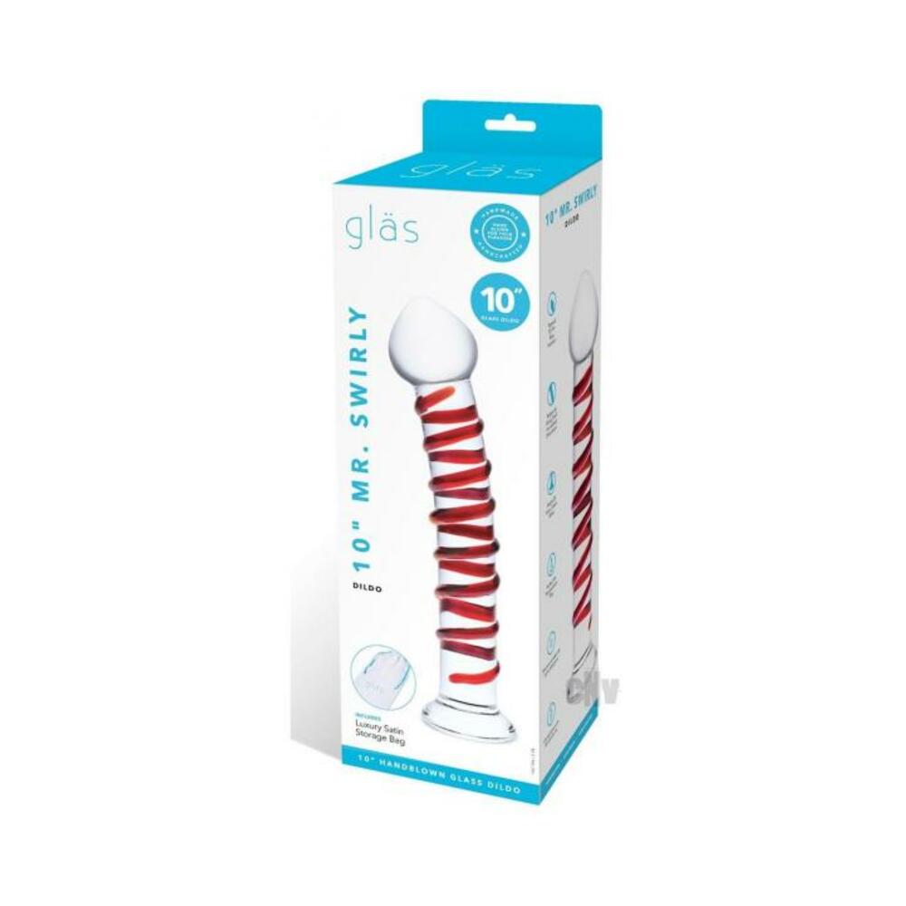 Glas Mr. Swirly Dildo 10 In. - Tophatter Daily Deals