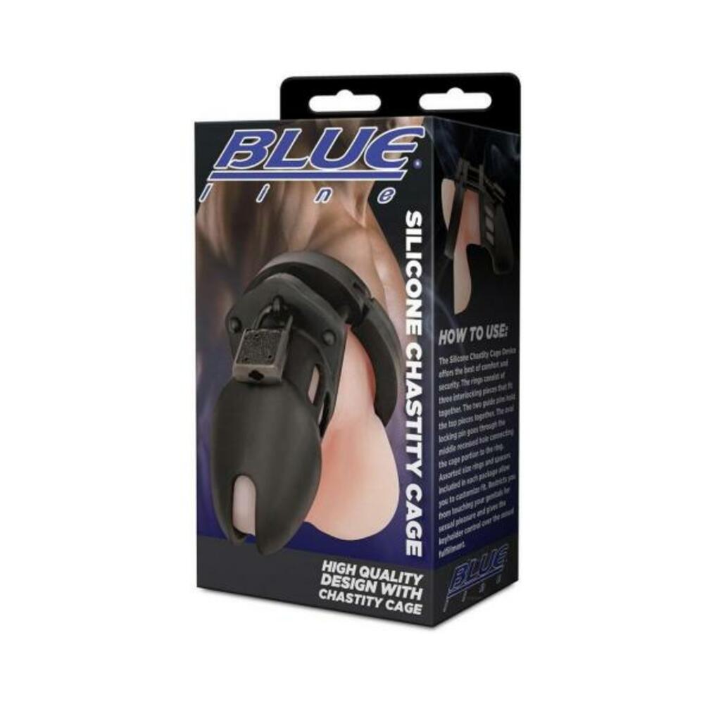 Silicone Chastity Cage Black - Tophatter Daily Deals