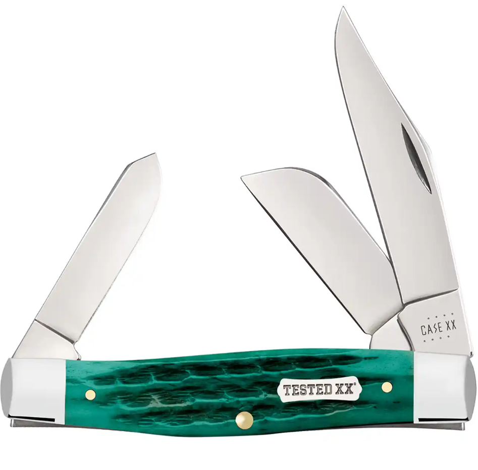 Case Large Stockman - Jade Bone Handle - 48939 Traditional Knives - Tophatter Daily Deals