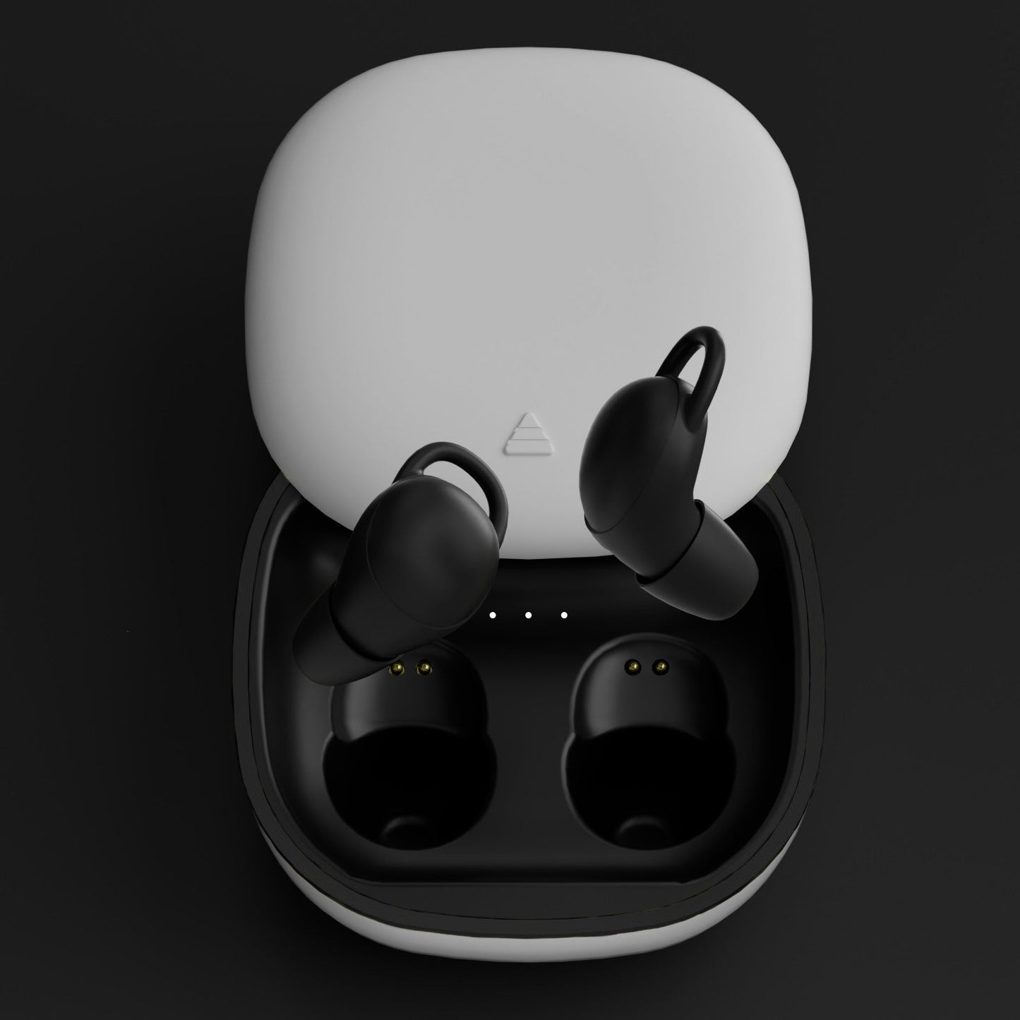 Bluetooth Headset Private Mode Mini Earplug Sleep Black usb 0 - Tophatter Daily Deals