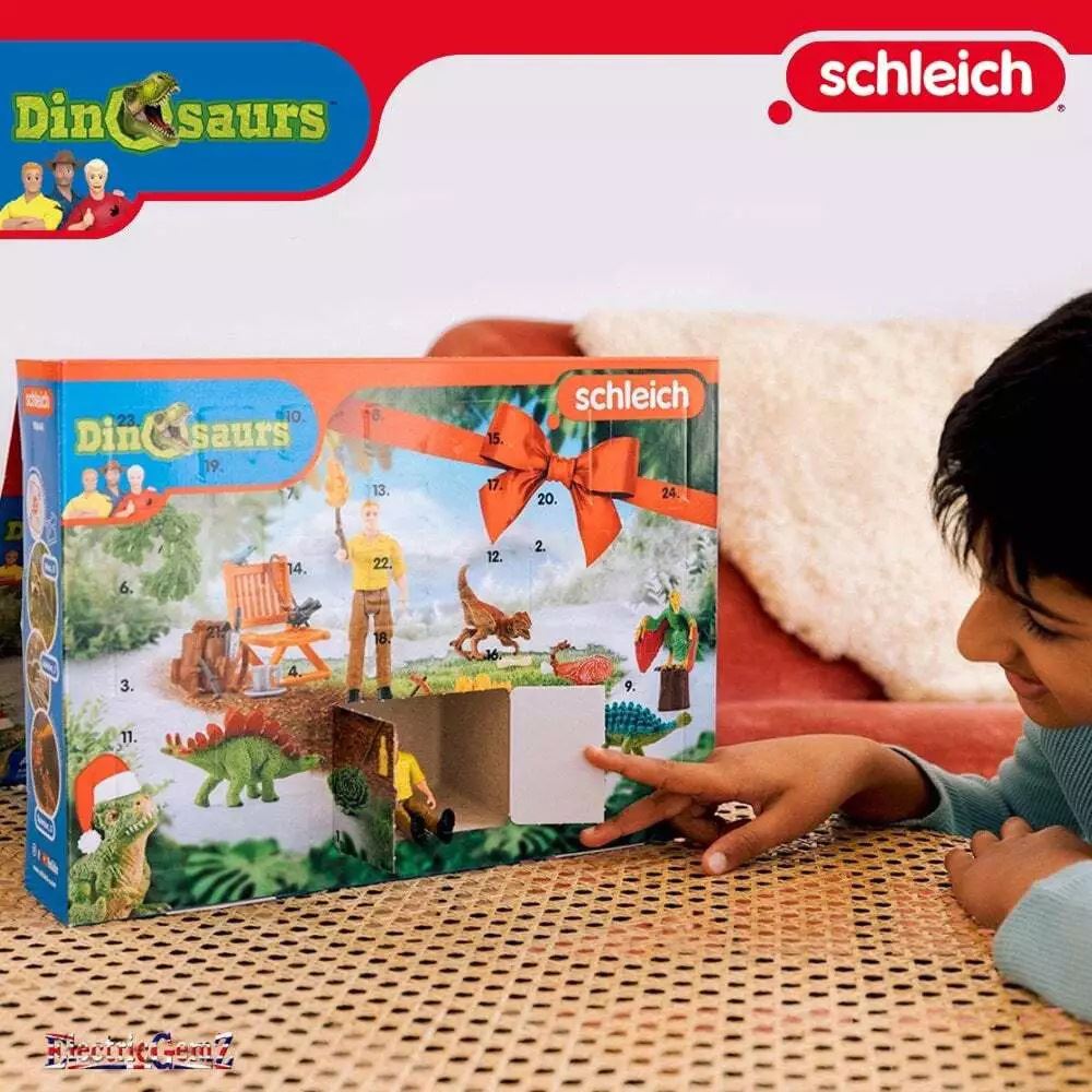 Schleich Dinosaur Christmas Advent Calendar | Children's Toy Advent Calendar Advent Calendar - Tophatter Daily Deals