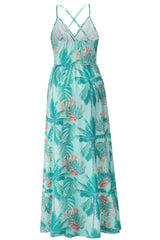 Crisscross Printed Surplice Cami Dress Casual Dresses - Tophatter Daily Deals