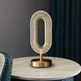 Acrylic Table Lamp With Led Crystal Light 0 - Tophatter Daily Deals