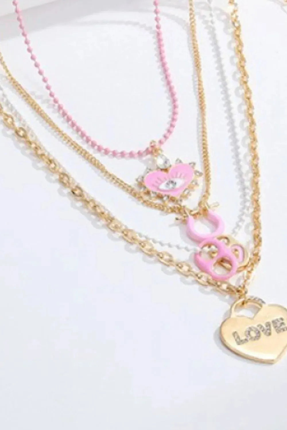 4-Piece Zinc Alloy Pendant Necklace Necklaces - Tophatter Daily Deals