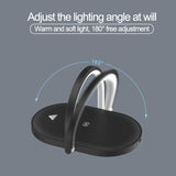 3 In 1 Foldable Wireless Charger Night Light Wireless Charging Station Stonego LED Reading Table Lamp 15W Fast Charging Light 0 - Tophatter Daily Deals