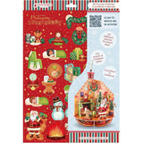 3D Deck the Halls Christmas Advent Calendar Pop-Up Pirouette Countdown Calendar Advent Calendar - Tophatter Daily Deals