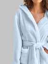 Tie Waist Hooded Robe Sleep Dresses Apparel & Accessories Fast Shipping Free Shipping HOT DEALS HOME PAGE Lingerie Sleepwear Loungewear New Deals sexy lingerie Ship From Overseas Ship from USA Sleep Sleep Dresses sleepwear Sleepwear & Loungewear USA USA STOCK women lingerie Women's Fashion Y#M#L - Tophatter Daily Deals And Savings