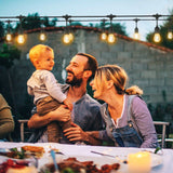 48ft Outdoor String Light Waterproof Patio String Lights Bulbs String & Fairy Lights - Tophatter Daily Deals