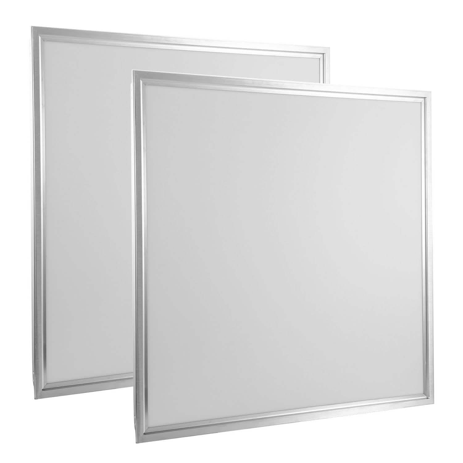 48W 2×2FT LED Panel Light 3200LM 2-Pack Indoor Lighting - Tophatter Daily Deals
