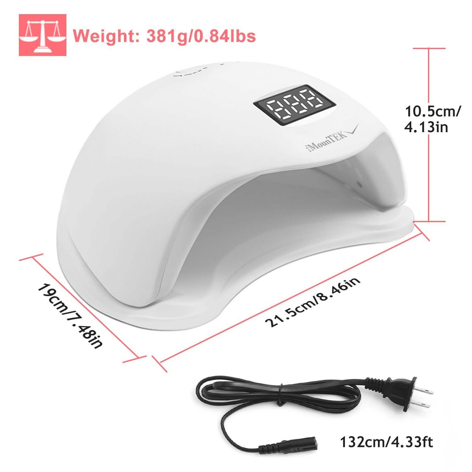48W UV LED Nail Lamp Gel Polish Nail Dryer Beauty & Personal Care - Tophatter Daily Deals