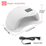 48W UV LED Nail Lamp Gel Polish Nail Dryer Beauty & Personal Care - Tophatter Daily Deals
