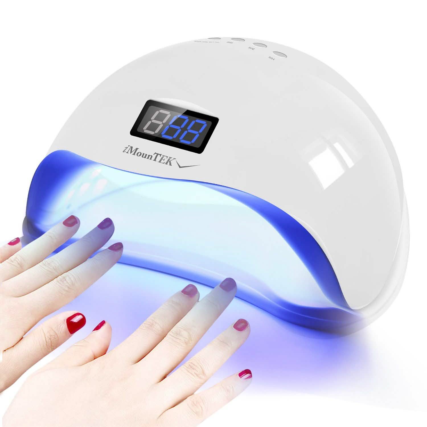48W UV LED Nail Lamp Gel Polish Nail Dryer Beauty & Personal Care - Tophatter Daily Deals