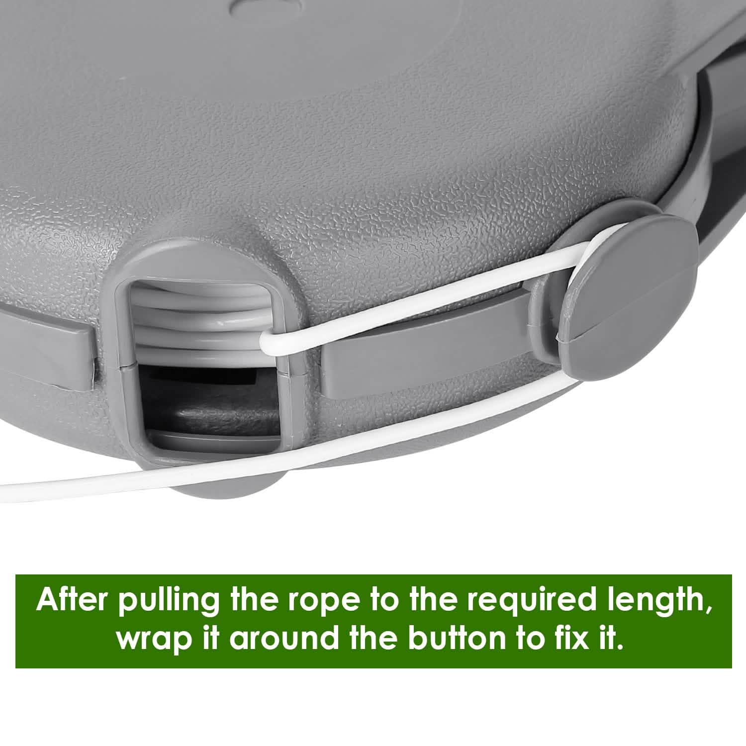 49 Ft. Retractable Clothesline Rope Storage & Organization - Tophatter Daily Deals