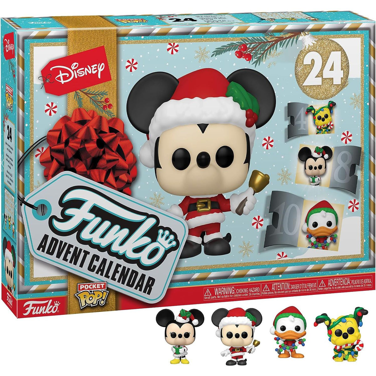 Funko Pop Disney Christmas Advent Calendar | Kids Collectable Pocket Pops Advent Calendar - Tophatter Daily Deals