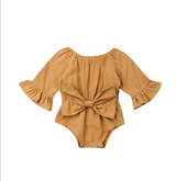 Bow long sleeve suit Yellow 0 - Tophatter Daily Deals