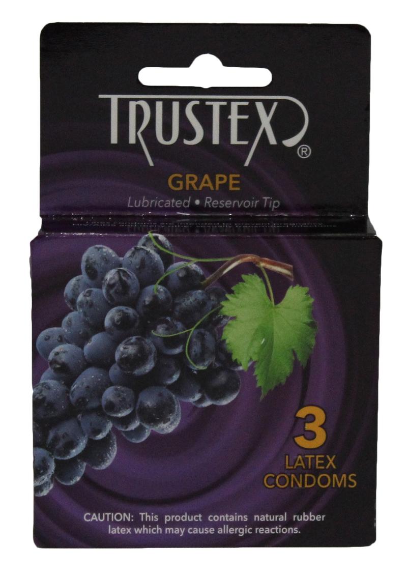 Grape Trustex Condom 3`s - Tophatter Daily Deals