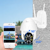 360 Degree Night Vision HD Outdoor Security Camera 0 - Tophatter Daily Deals