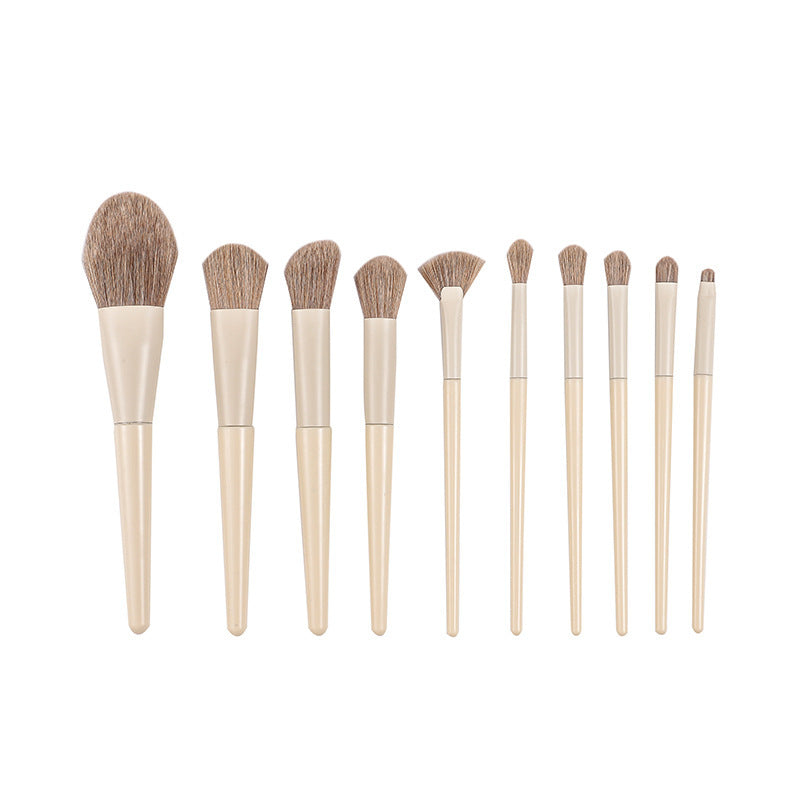 10 PCs Eye Shadow Foundation Blush Nose Shadow Face Powder Concealer Brush Makeup Tools Brush Set Only 0 - Tophatter Daily Deals