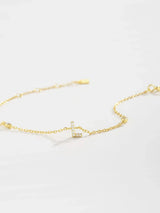 L To P Zircon 925 Sterling Silver Bracelet Bracelets - Tophatter Daily Deals