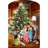 3D LED Christmas House Advent Calendar with Light-Up Windows - 18.5x30cm Advent Calendar - Tophatter Daily Deals