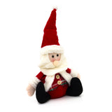 Santa Claus Christmas Doorstop | Novelty Father Christmas Fabric Door Stop 23cm Doorstop - Tophatter Daily Deals