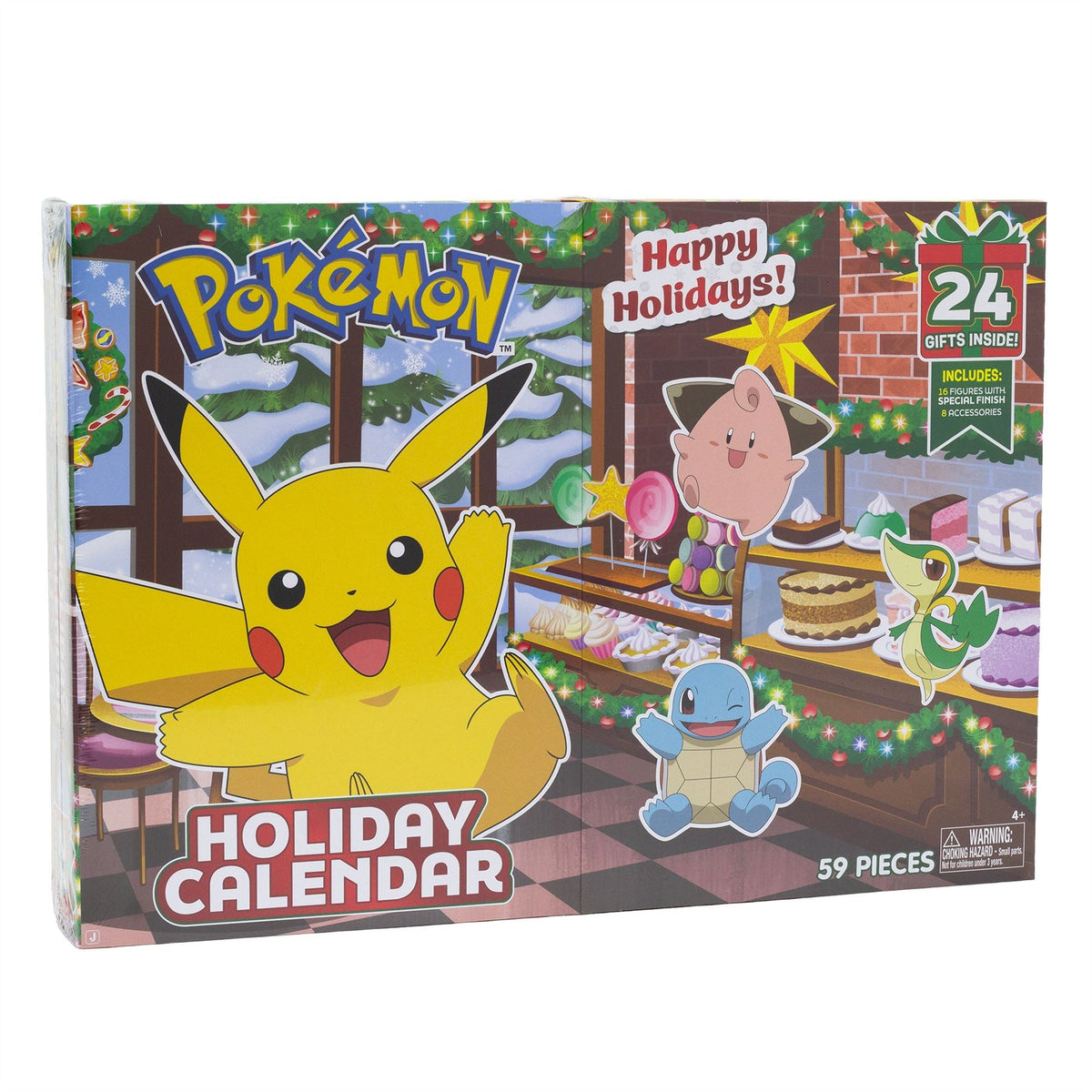 Pokemon Christmas Advent Calendar | 24 Days of Festive Figures and Accessories Advent Calendar - Tophatter Daily Deals
