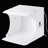 2 LED panels mini folding portable studio 0 - Tophatter Daily Deals