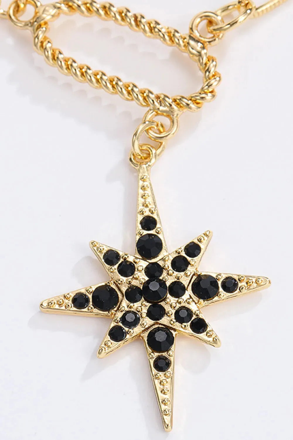 5-Piece Wholesale Star and Moon Rhinestone Alloy Necklace Necklaces - Tophatter Daily Deals