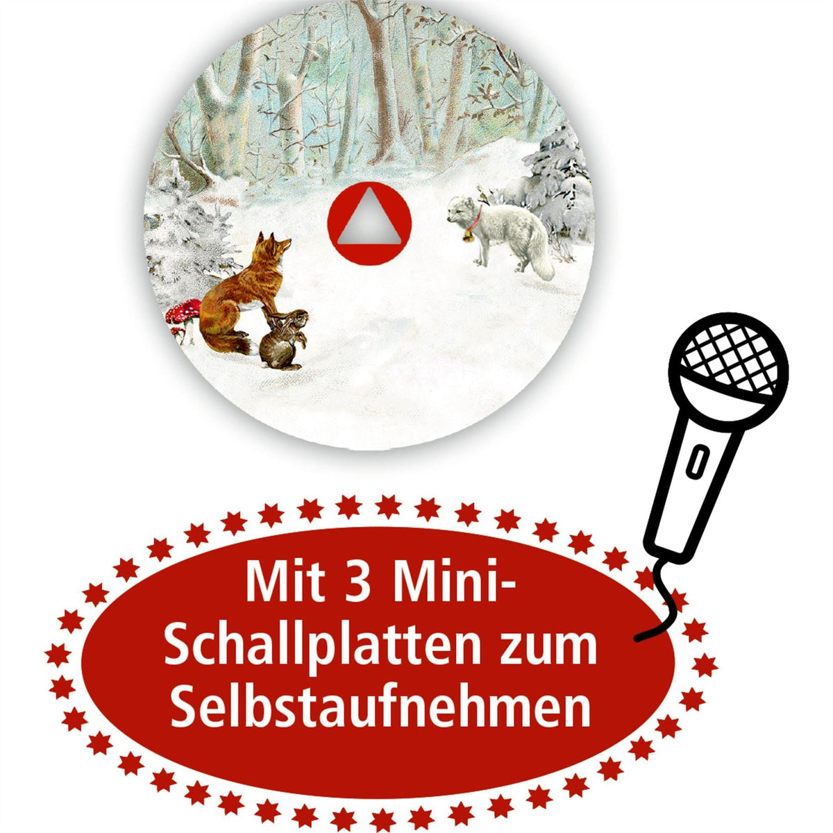 Retro Gramophone Musical Advent Calendar | Music Box Christmas Advent Calendar Advent Calendar - Tophatter Daily Deals