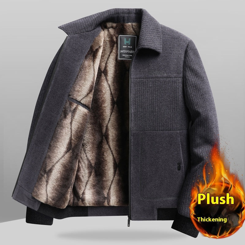 Insulating Refined Men's Padded Coat - Straight Velvet Dark Gray 682 Models 3D Changing Face Moving Picture Frame - Tophatter Daily Deals