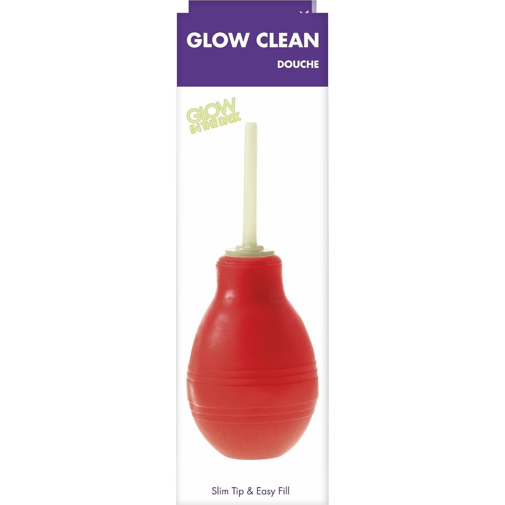 Kinx Glow Clean Anal Douche in Red Douche - Tophatter Daily Deals