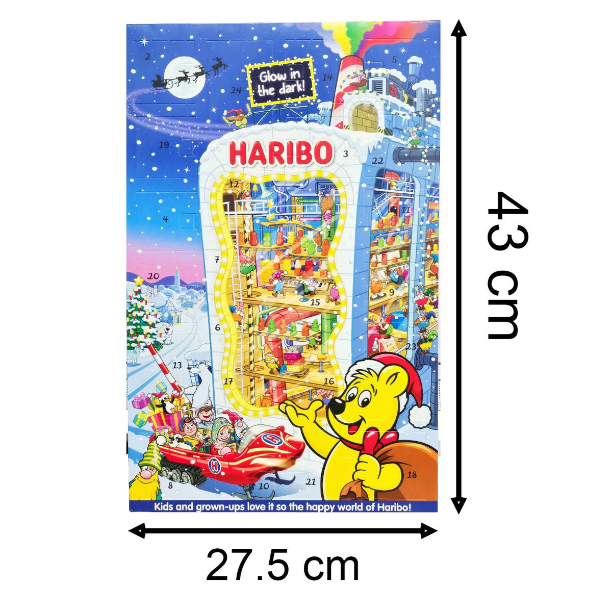 Haribo Christmas Advent Calendar | Sweet Advent Calendar for Kids Adults Advent Calendar - Tophatter Daily Deals