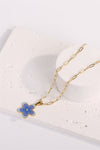 Flower Pendant Stainless Steel Necklace Necklaces - Tophatter Daily Deals