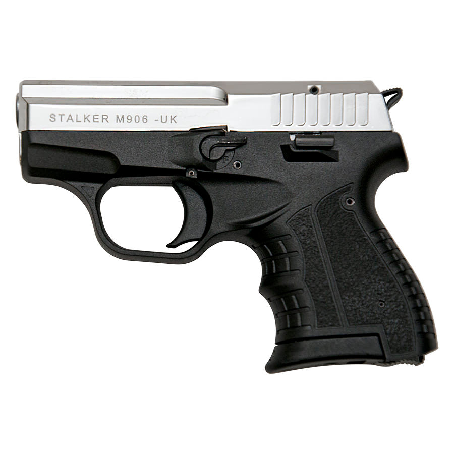 Stalker M906 Chrome Finish - 9mm Blank Firing Replica Zoraki Gun - Tophatter's Guns'N'Weapons Store - FREE SHIPPING Collectible Weapons - Tophatter Daily Deals