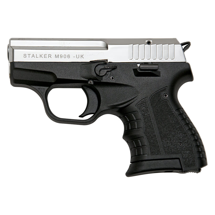 Stalker M906 Chrome Finish - 9mm Blank Firing Replica Zoraki Gun - Tophatter's Guns'N'Weapons Store Collectible Weapons - Tophatter Daily Deals