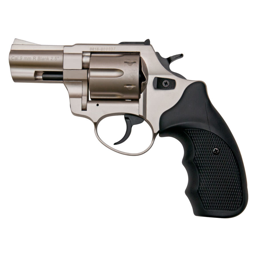 Stalker R1 2.5" Barrel Revolver Satin Finish - 9mm Zoraki Blank Firing Gun - Tophatter's Guns'N'Weapons Store Collectible Weapons - Tophatter Daily Deals