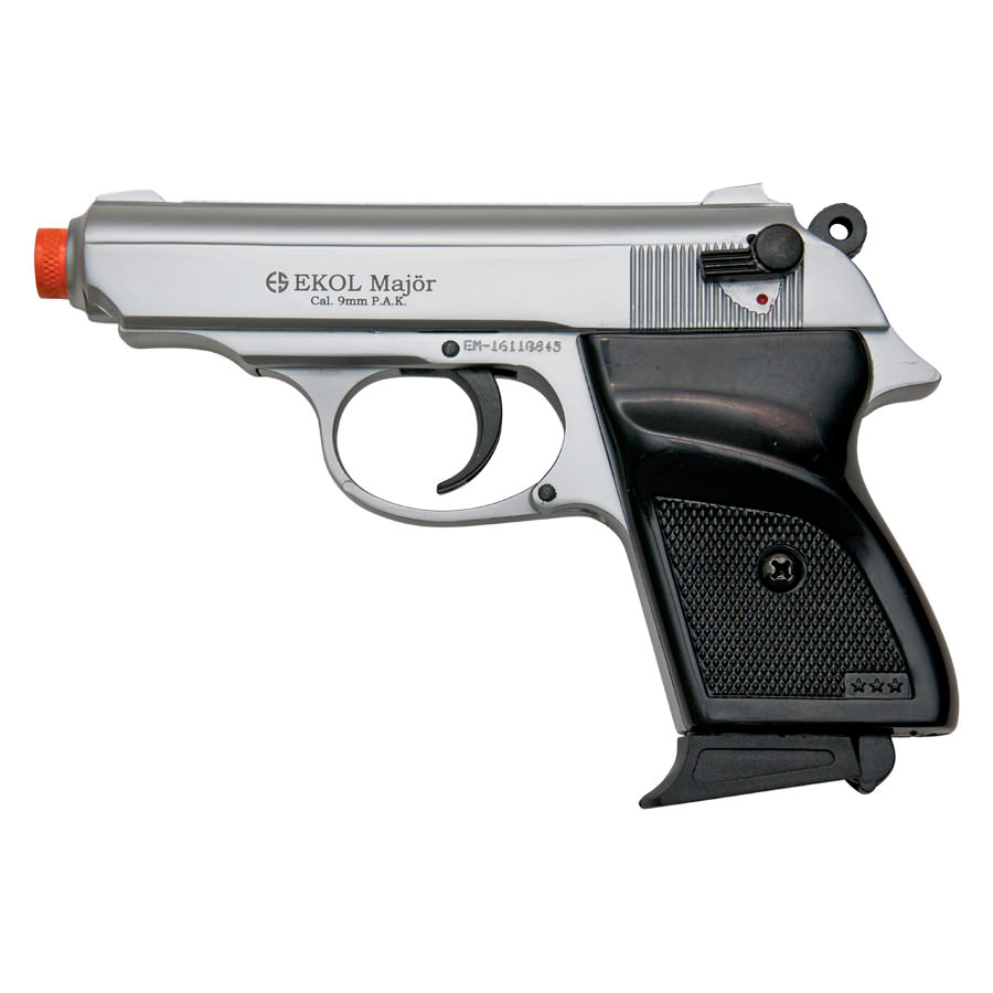 MVP Front Firing Blank Replica Gun - Nickel Finish - Tophatter's Guns'N'Weapons Store Collectible Weapons - Tophatter Daily Deals