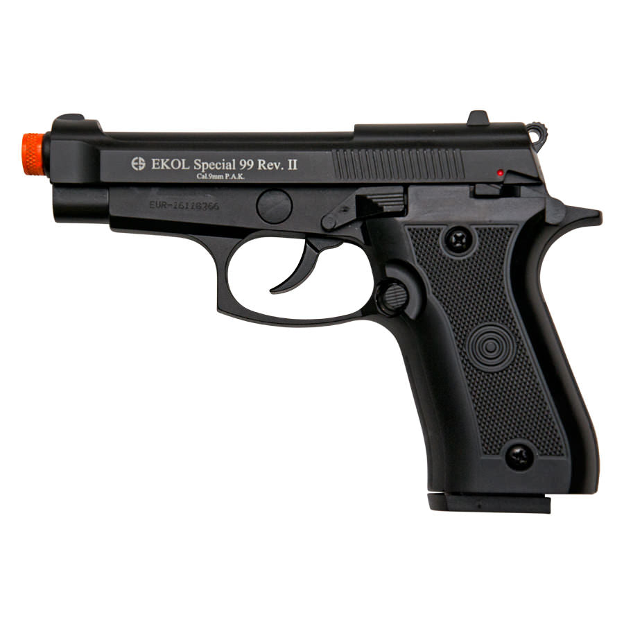 Special 99 REV2 Front Firing Blank Gun Matte Black Finish - Tophatter's Guns'N'Weapons Store Collectible Weapons - Tophatter Daily Deals