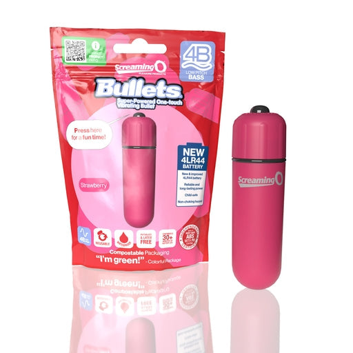 Bullets 4B Low Pitch Bass (Strawberry) > Vibrators > Mini Vibrators - Tophatter Daily Deals